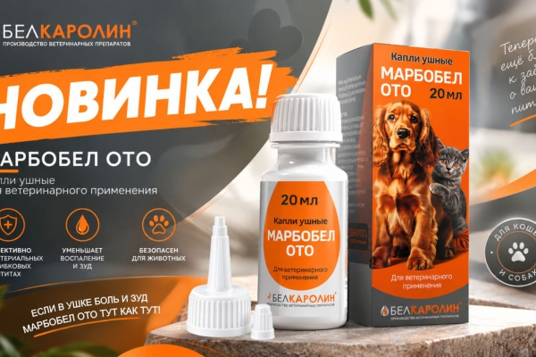 Новинка! Марбобел ОТО — ушные капли для кошек и собак!
